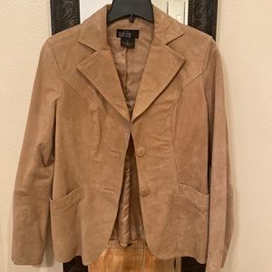 Mark Alan 100% leather blazer